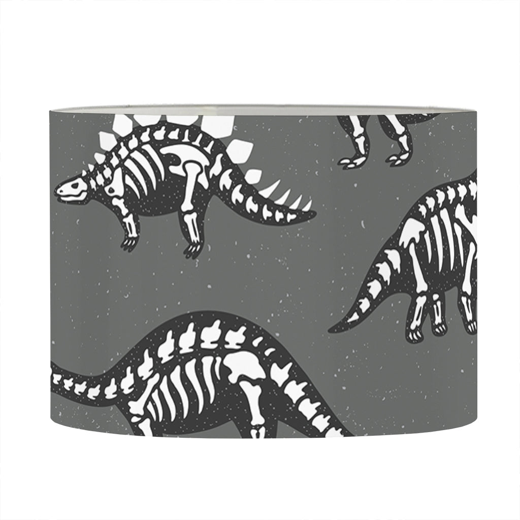Dinosaur Fossil Pattern Print Drum Lamp Shade