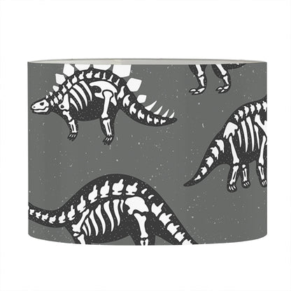 Dinosaur Fossil Pattern Print Drum Lamp Shade