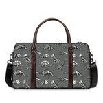 Dinosaur Fossil Pattern Print Duffle Bag
