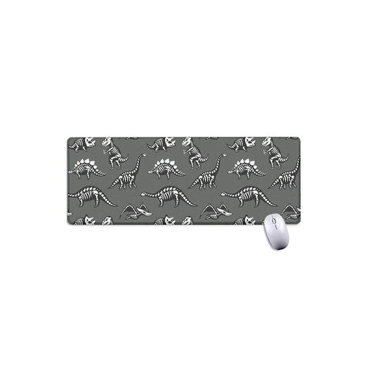 Dinosaur Fossil Pattern Print Extended Mouse Pad