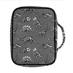 Dinosaur Fossil Pattern Print Front Pocket Bible Bag