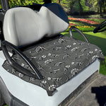 Dinosaur Fossil Pattern Print Golf Cart Seat Cover