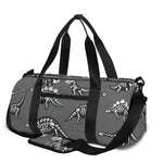 Dinosaur Fossil Pattern Print Gym Bag