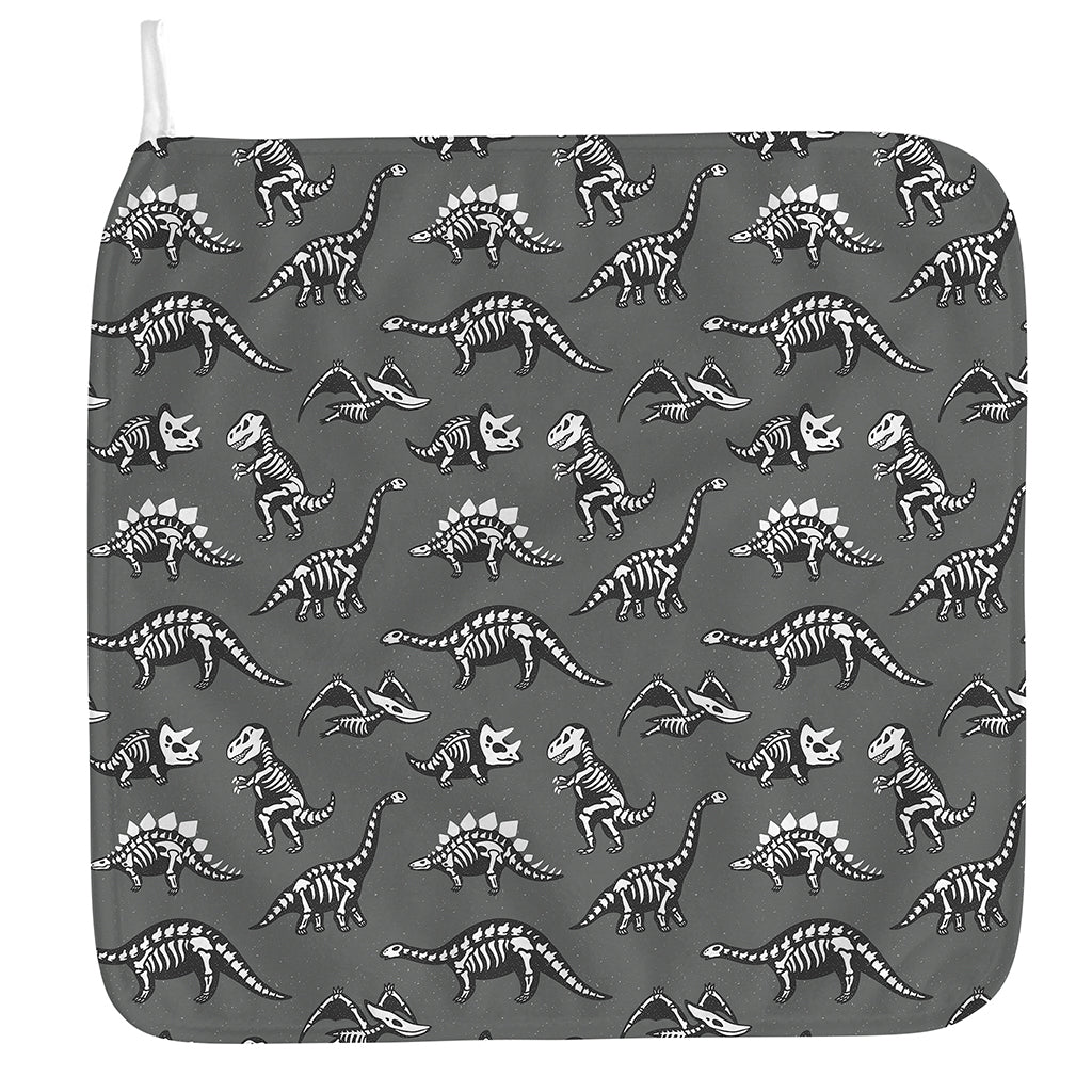 Dinosaur Fossil Pattern Print Hand Towel