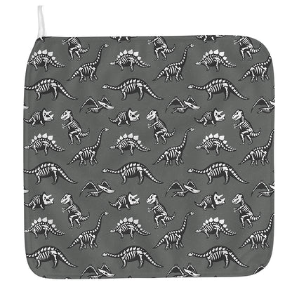 Dinosaur Fossil Pattern Print Hand Towel