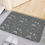 Dinosaur Fossil Pattern Print Indoor Door Mat