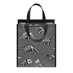 Dinosaur Fossil Pattern Print Insulated Lunch Tote