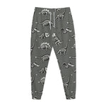 Dinosaur Fossil Pattern Print Jogger Pants