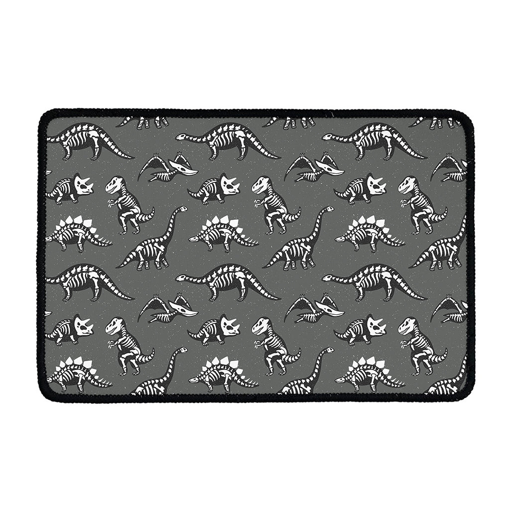 Dinosaur Fossil Pattern Print Kitchen Mat