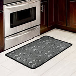 Dinosaur Fossil Pattern Print Kitchen Mat