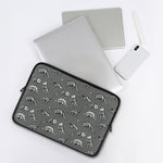 Dinosaur Fossil Pattern Print Laptop Sleeve