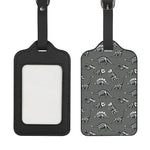 Dinosaur Fossil Pattern Print Luggage Tag