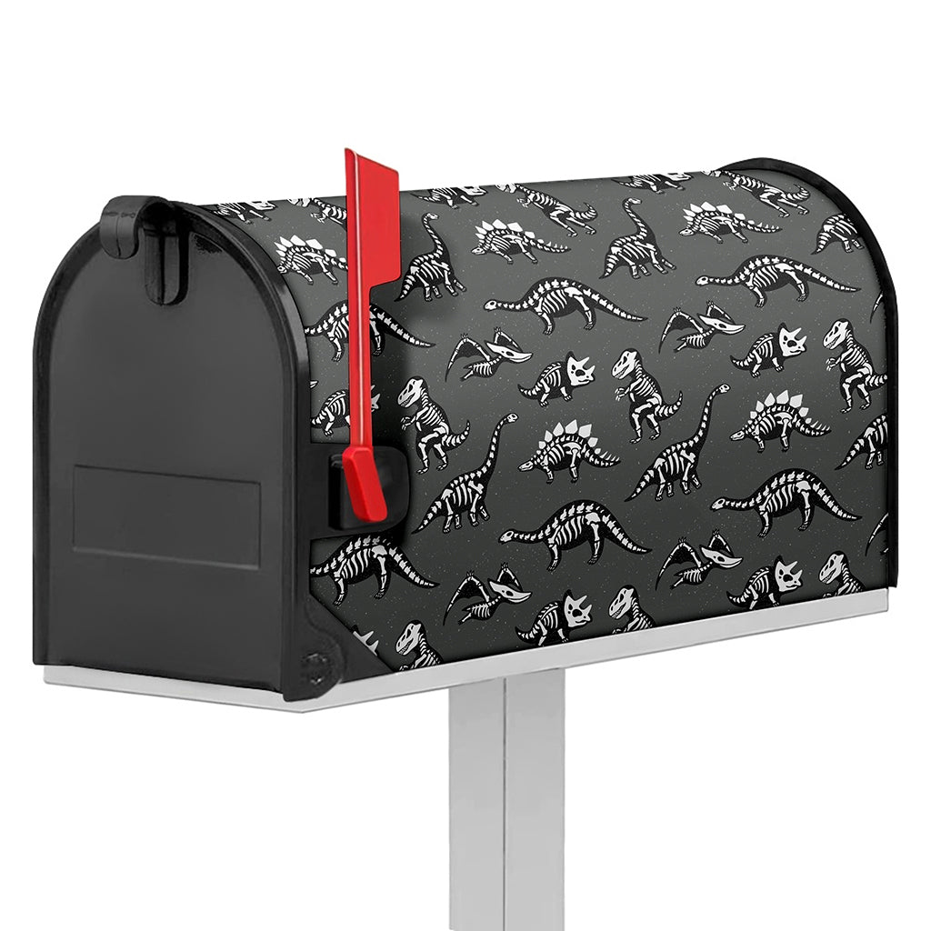 Dinosaur Fossil Pattern Print Mailbox Cover