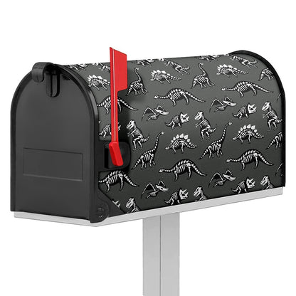 Dinosaur Fossil Pattern Print Mailbox Cover