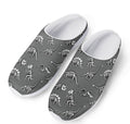 Dinosaur Fossil Pattern Print Mesh Casual Shoes