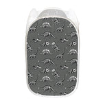 Dinosaur Fossil Pattern Print Mesh Laundry Hamper