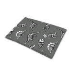 Dinosaur Fossil Pattern Print Pet Cooling Mat Cover