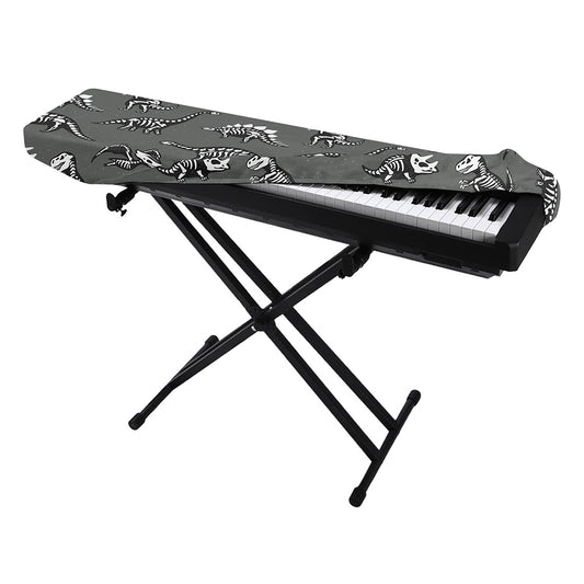 Dinosaur Fossil Pattern Print Piano Keyboard Cover