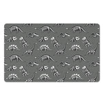 Dinosaur Fossil Pattern Print Polyester Doormat