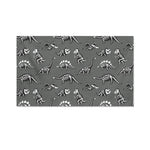 Dinosaur Fossil Pattern Print Polyester Flag