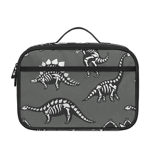 Dinosaur Fossil Pattern Print Portable Lunch Bag