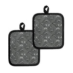 Dinosaur Fossil Pattern Print Pot Holders