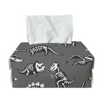 Dinosaur Fossil Pattern Print Rectangle Tissue Box Cover