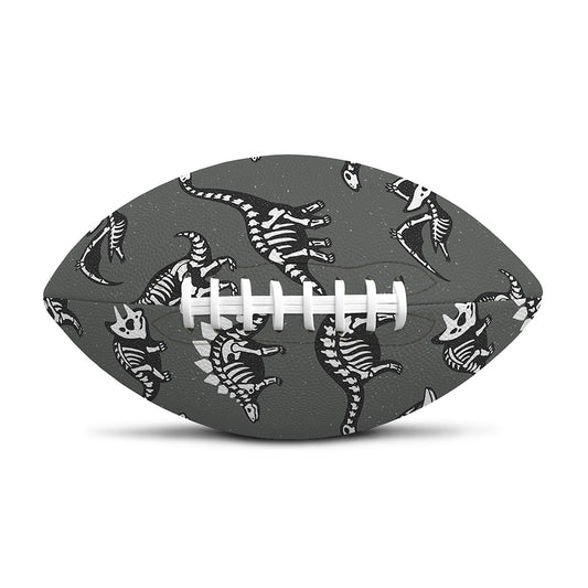 Dinosaur Fossil Pattern Print Rugby Ball
