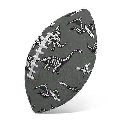 Dinosaur Fossil Pattern Print Rugby Ball