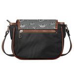 Dinosaur Fossil Pattern Print Saddle Bag
