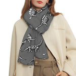 Dinosaur Fossil Pattern Print Scarf