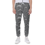Dinosaur Fossil Pattern Print Scuba Joggers