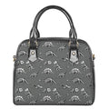 Dinosaur Fossil Pattern Print Shoulder Handbag