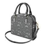 Dinosaur Fossil Pattern Print Shoulder Handbag