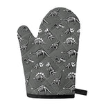 Dinosaur Fossil Pattern Print Single Oven Mitt