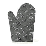 Dinosaur Fossil Pattern Print Single Oven Mitt
