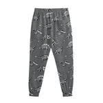 Dinosaur Fossil Pattern Print Sweatpants