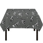 Dinosaur Fossil Pattern Print Tablecloth