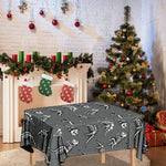 Dinosaur Fossil Pattern Print Tablecloth