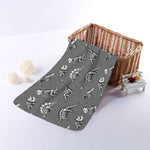 Dinosaur Fossil Pattern Print Towel