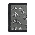 Dinosaur Fossil Pattern Print Trifold Wallet