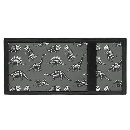 Dinosaur Fossil Pattern Print Trifold Wallet
