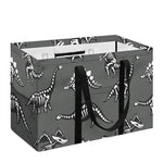 Dinosaur Fossil Pattern Print Utility Tote Bag