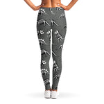 Dinosaur Fossil Pattern Print Women's Leggings