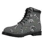 Dinosaur Fossil Pattern Print Work Boots