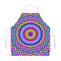 Dizzy Circle Moving Optical Illusion Adjustable Apron
