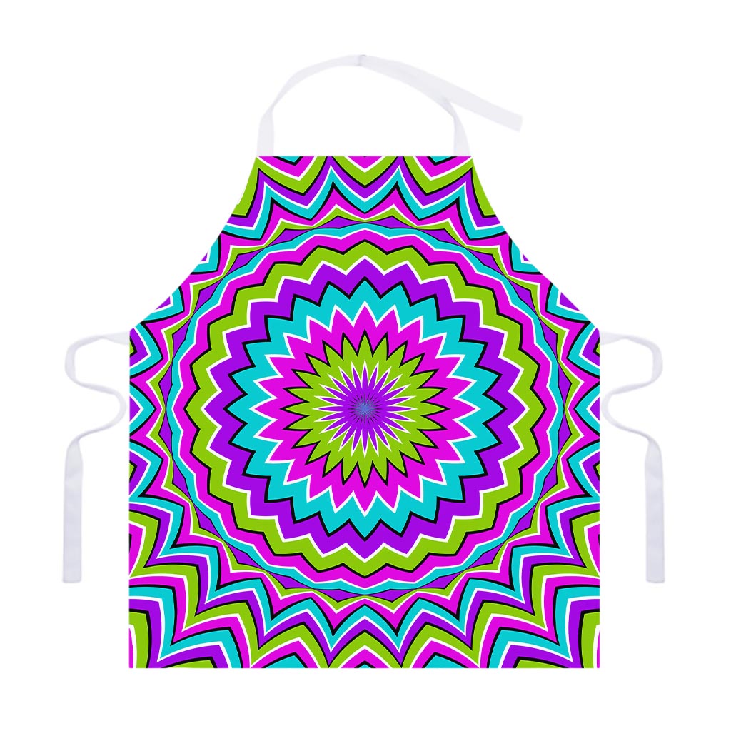 Dizzy Circle Moving Optical Illusion Adjustable Apron