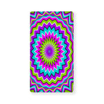 Dizzy Circle Moving Optical Illusion Baby Crib Sheet