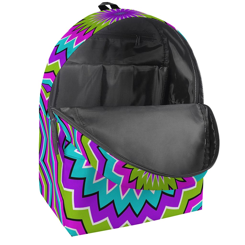 Dizzy Circle Moving Optical Illusion Backpack