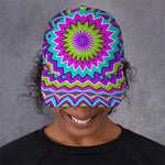 Dizzy Circle Moving Optical Illusion Baseball Cap